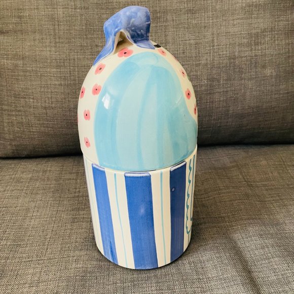 ITALICA ARS MID CENTURY MODIGLIANI ITALIAN ART POTTERY 12” READ - Picture 6 of 8